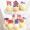 40Pcs Graduation Cupcake Toppers 2025 Graduation Decorations Class of 2025 Cupcake Toppers 2025 Congrats Grad Cake pick Grade Party Decorations 2025 (blue)